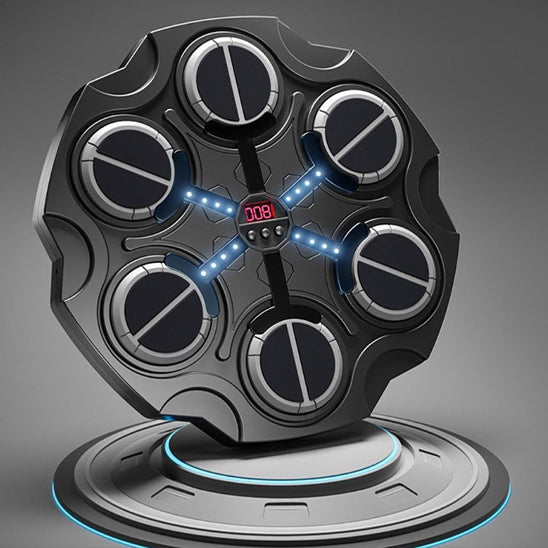 machine de boxe musicale 6 cibles